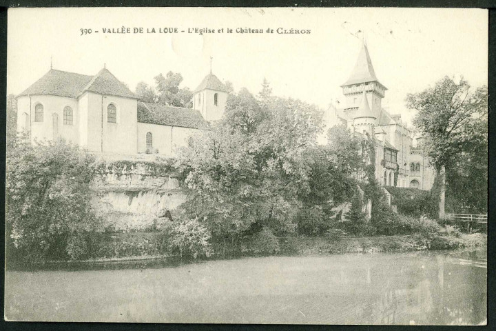 L'église et le château de Cléron