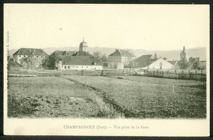 Vue prise de la gare