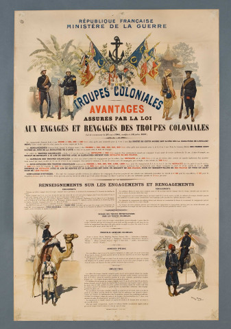 Engagement et réengagement dans les troupes coloniales françaises