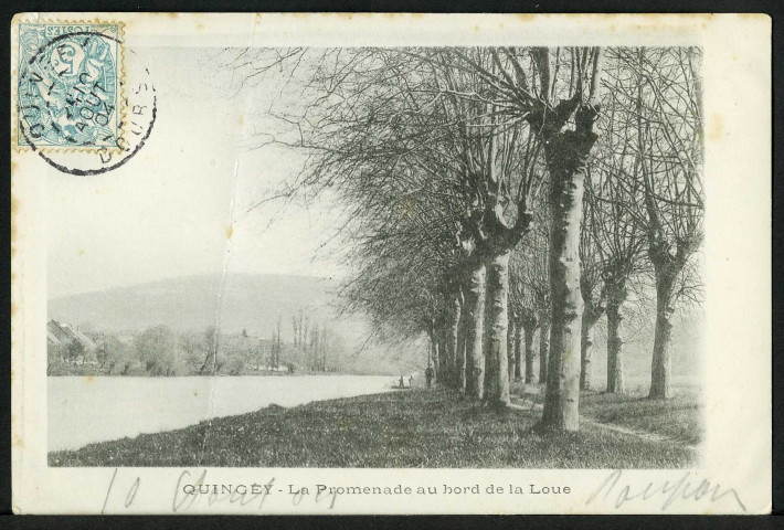 Promenade au bord de la Loue