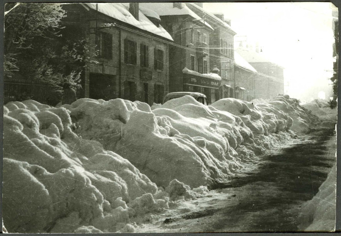 La Grande Rue sous la neige