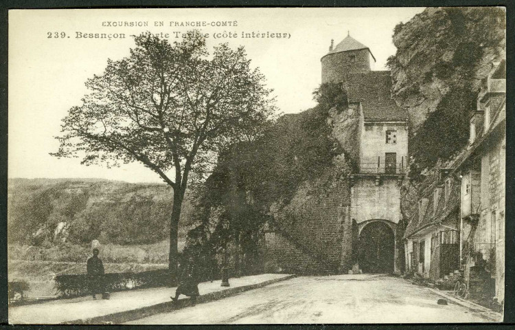 Porte Taillée, coté intérieur