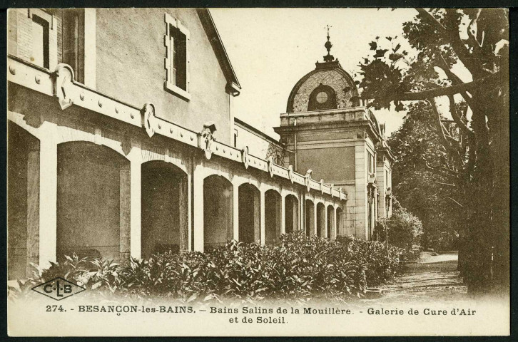 Bains salins de la Mouillère, galerie de cure d'air et de soleil