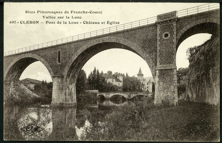 Pont de la Loue, château et église