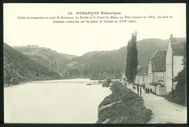 Vallée de Casamène en aval de Besançon