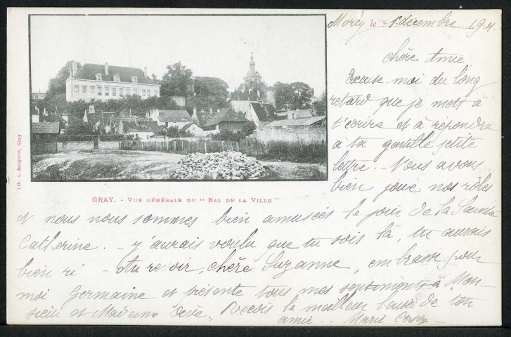 Vue générale du "bas de la ville"