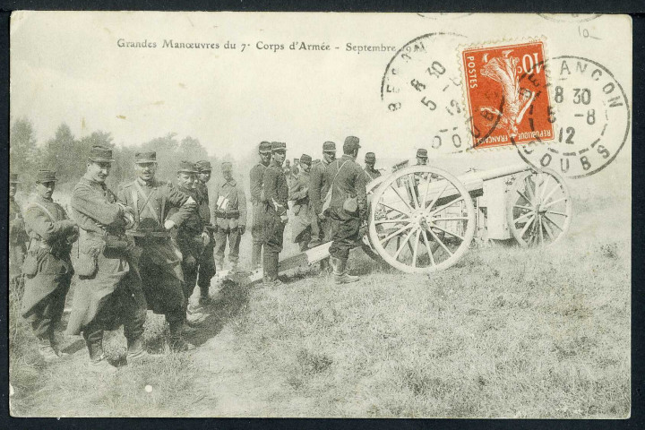 Grandes manoeuvres du 7ème Corps d'Armée en septembre