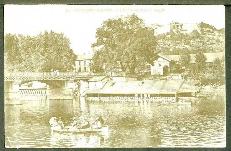 Le Doubs au pont de Bregille