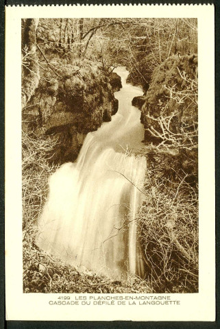 Cascade du Défilé de la Langouette