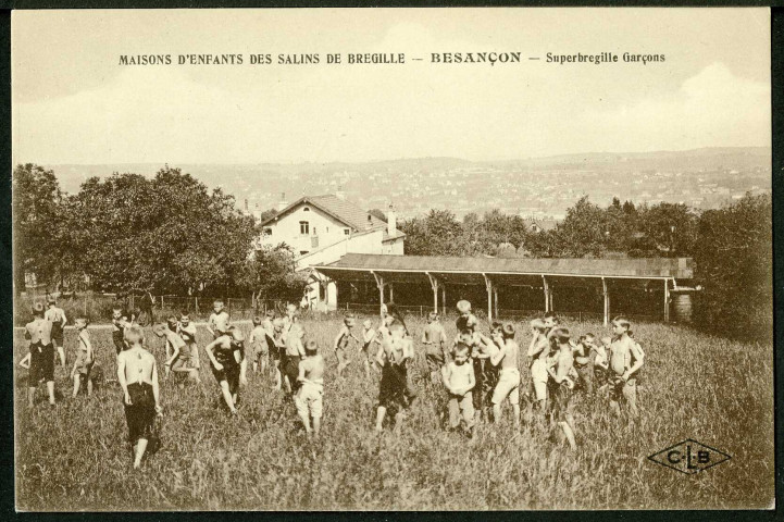 Maisons d'enfants des salins de Bregille, Besançon, Superbregille-garçons, plein air
