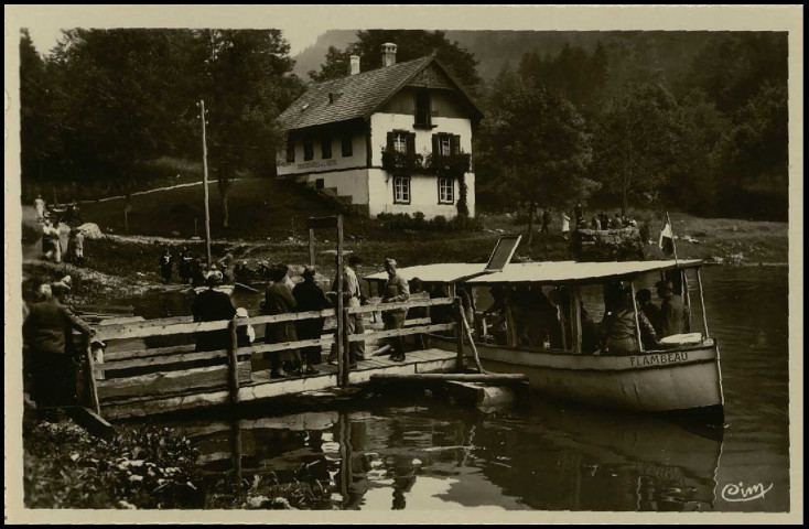 Lac-ou-Villers. Débarcadère au Saut du Doubs