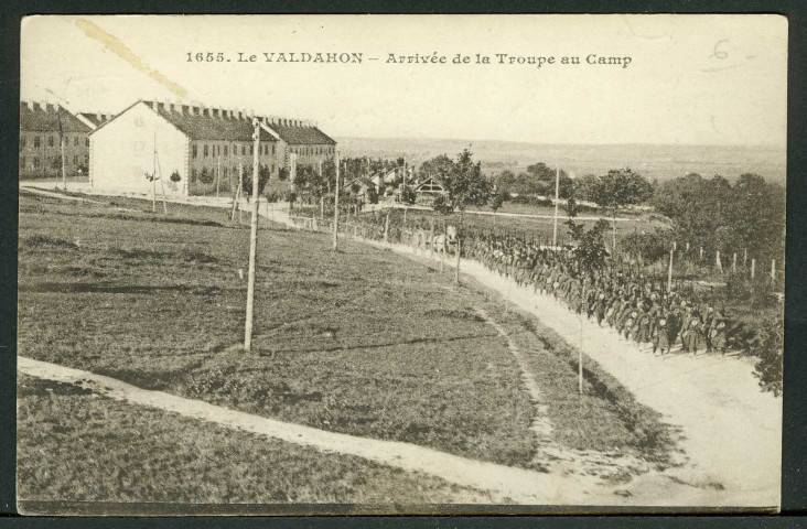 Arrivée de la troupe