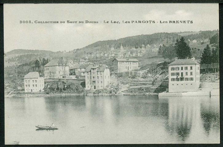 Le lac, les Pargots, les Brenets