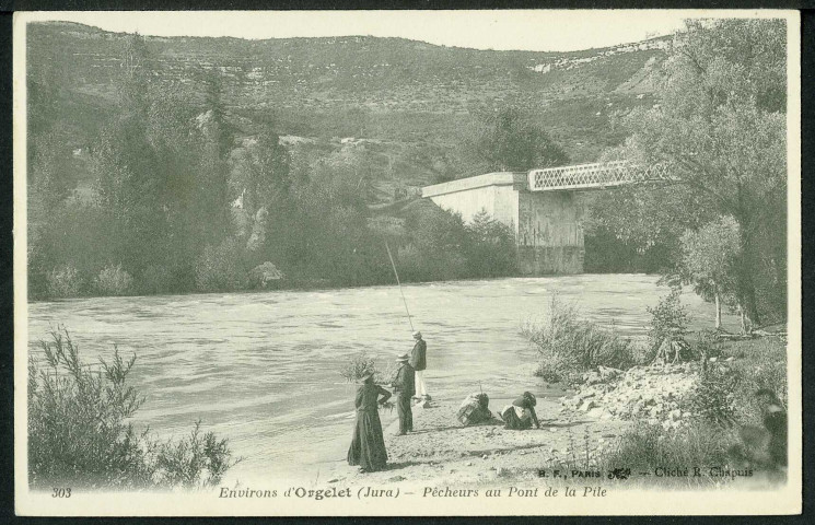 Pêcheur au pont de la Pile