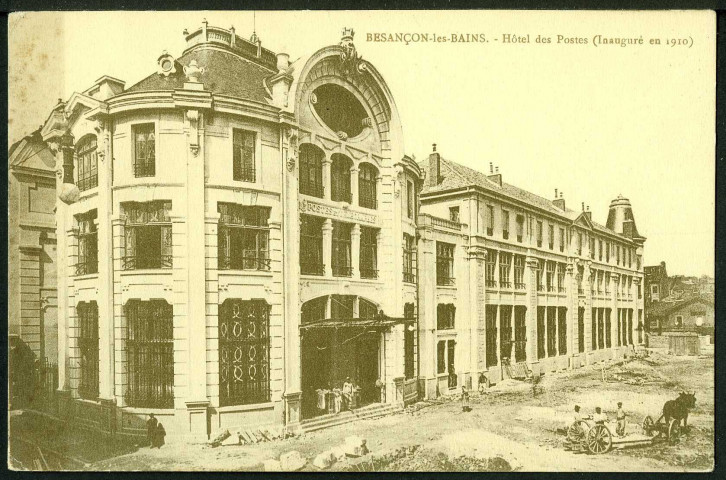 Vue de l'hôtel des postes