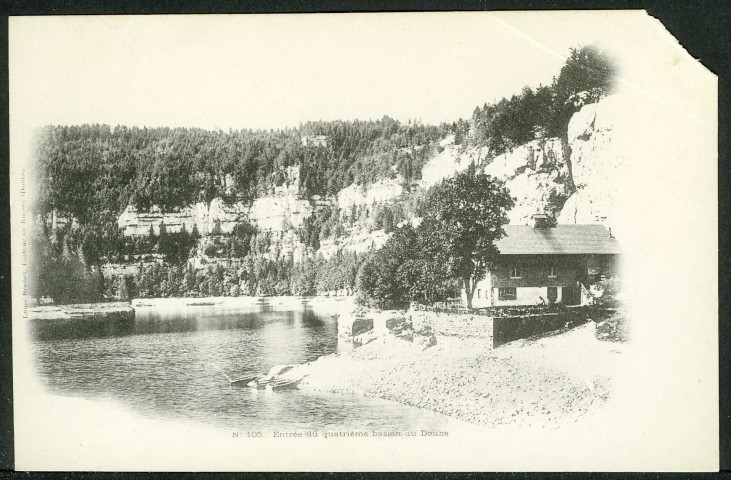 Entrée du quatrième bassin du Doubs