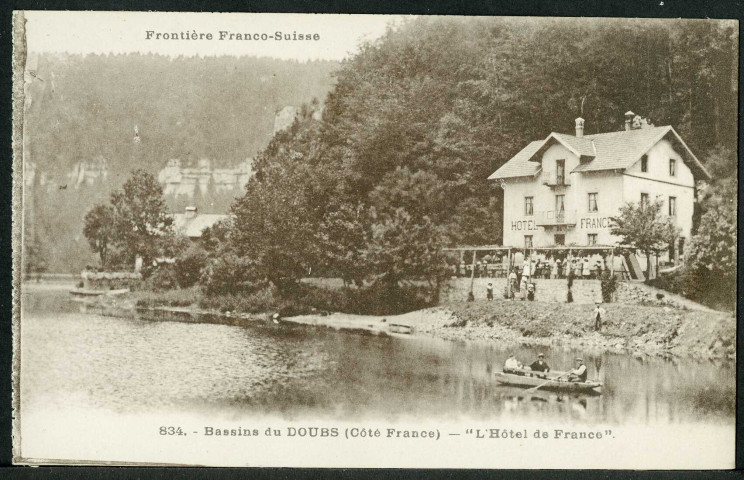 Bassins du Doubs, côté France, "l'hôtel de France"