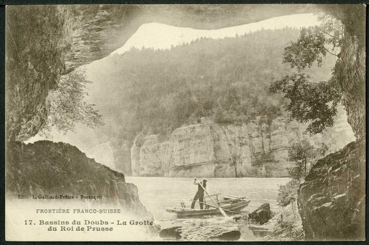 Bassins du Doubs, la grotte du roi de Prusse