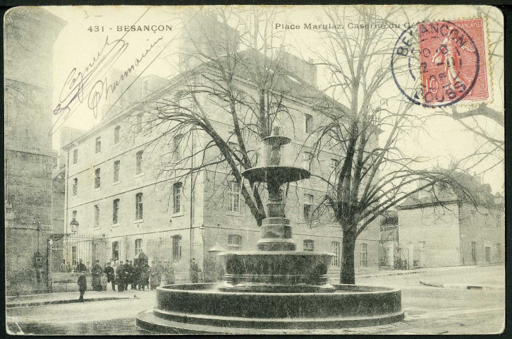 La caserne Condé, place Marulaz