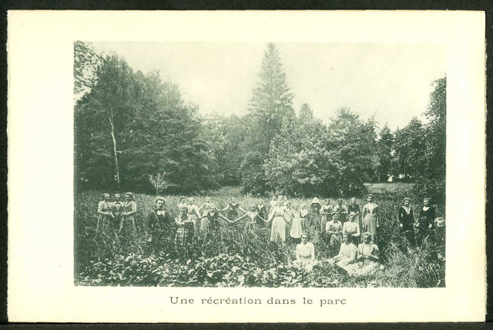 Pensionnat Notre-Dame du Sacré Coeur, le parc