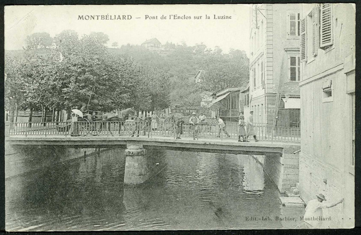 Pont de l'Enclos sur la Luzine