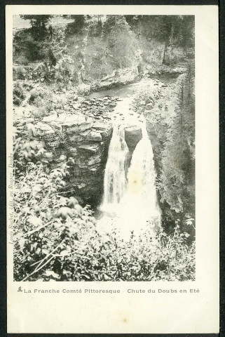 Chute du Doubs en été