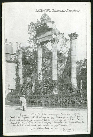 Colonnades romaines, square Castan