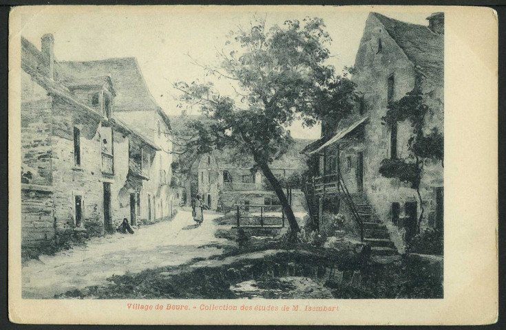 Collection des études de M. Isembart, le village de Beure