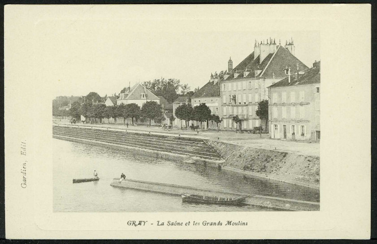 La Saône et les grands moulins
