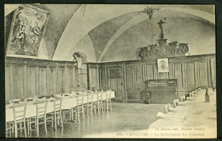 Le couvent, réfectoire