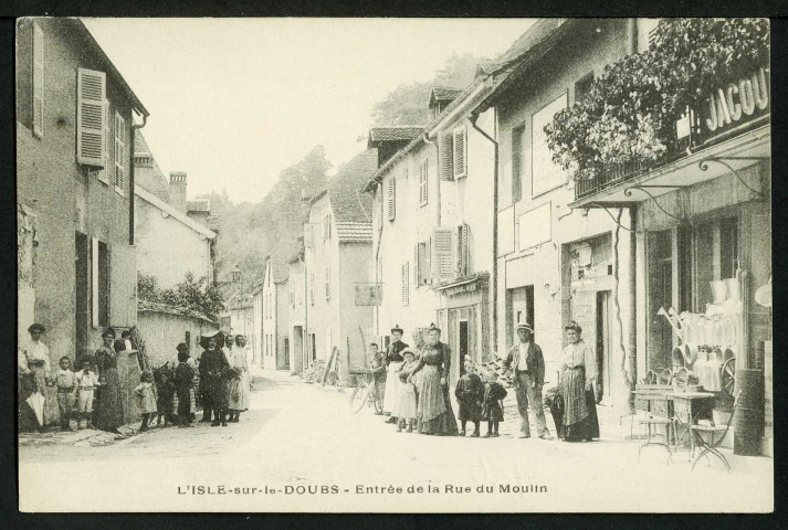 Entrée de la rue du Moulin