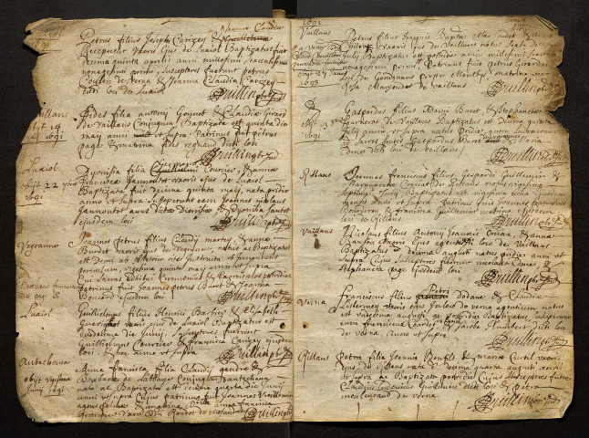 B 1691-1737