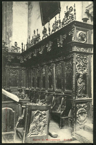 Vue des stalles