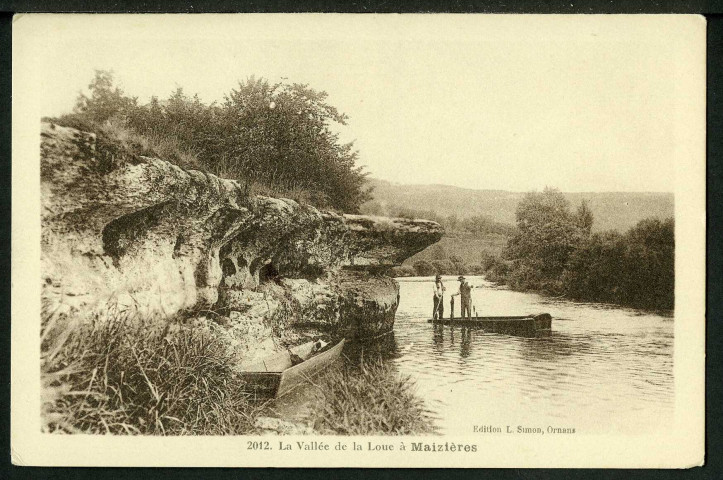 La vallée de la Loue à Maizières
