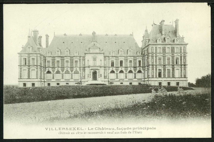 Le château, façade principale
