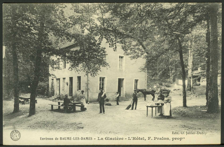 La glacière, l'hôtel Pralon