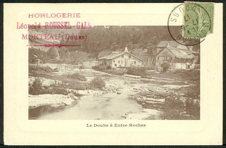 Le Doubs à Entre-Roches