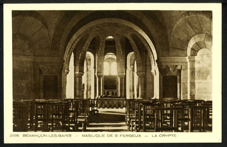 Basilique Saint-Ferjeux, la crypte