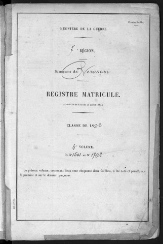 Volume 4, nos 1501 à 1851