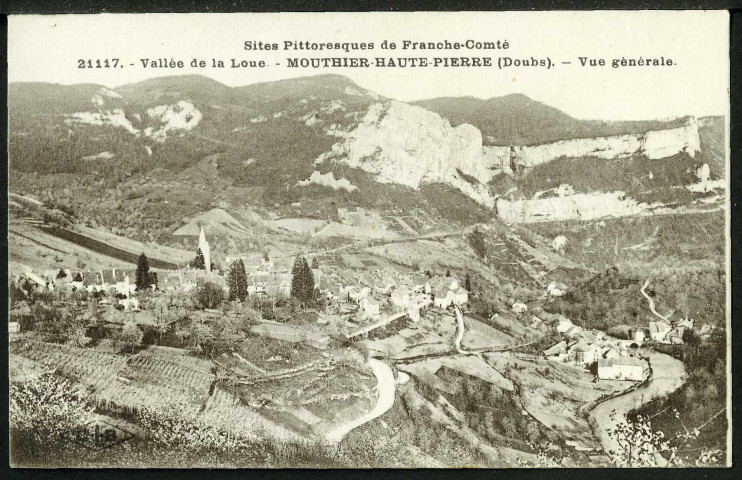 Vue générale prise du rocher de Sainte-Foi