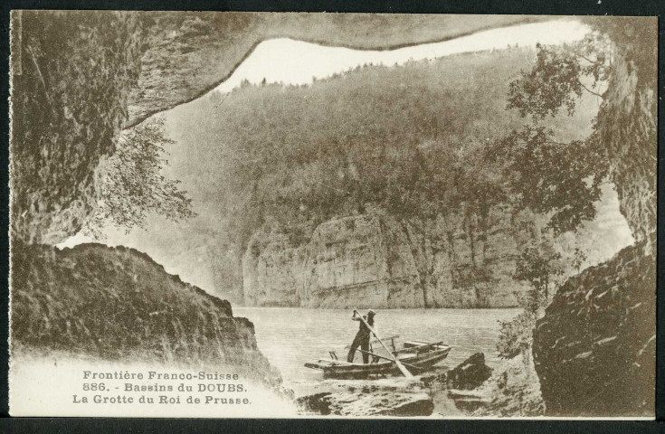 Bassins du Doubs, la grotte du Roi de Prusse