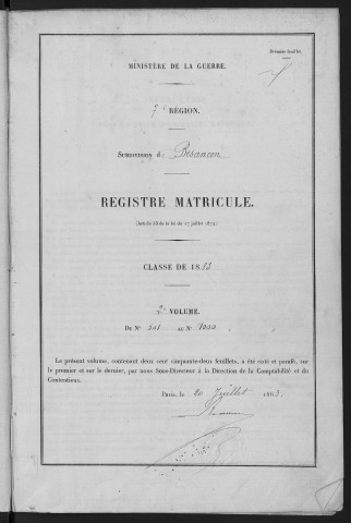 Volume2, nos 501 à 1000