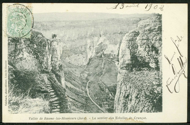 Le sentier des échelles du Grançot