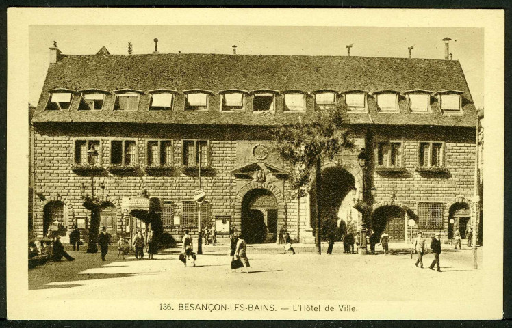 Vue de l'hôtel de ville, XVIe s.