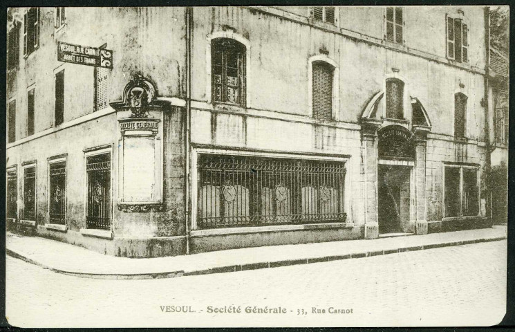 Société générale, rue Carnot