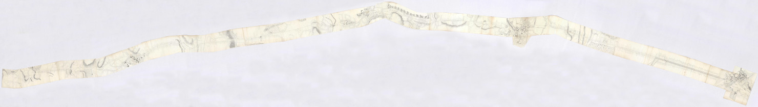 Route n°14 de Besançon à Gray par Marnay et Bombillon