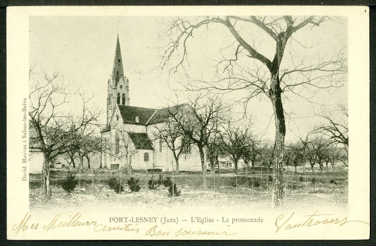 L'église, la promenade