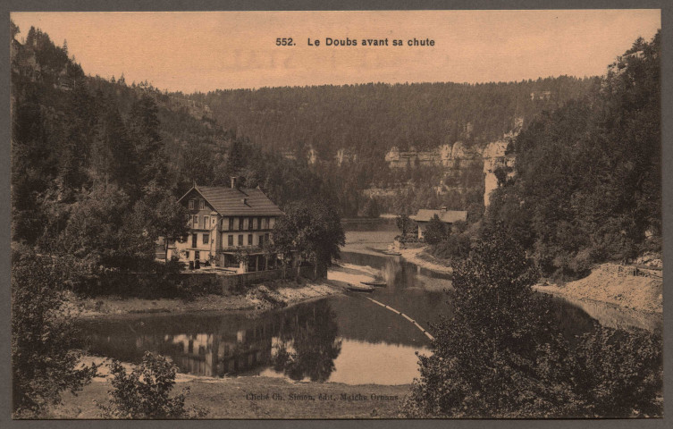 Le Doubs avant sa chute