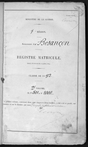 Volume 2, nos 501 à 1000