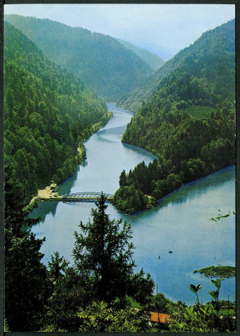 Les gorges du Doubs, le pont de Biaufond